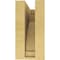Ekena Millwork 5"W x 10"D x 10"H Classic Rivera Rough Cedar Woodgrain TimberThane Corbel, Primed Tan CORUR05X10X10RIVRCPR - alternate 3